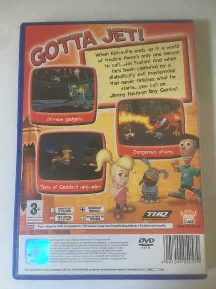 PS2 - The Adventures of Jimmy Neutron Bou Genius Jet Fusion