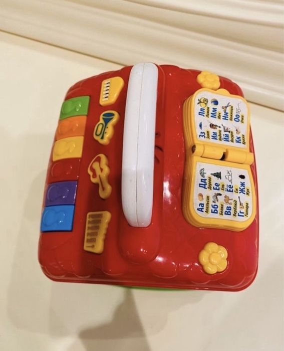 Развивающая игрушка Музыкальный Домик, песенки, Алфавит, пианино