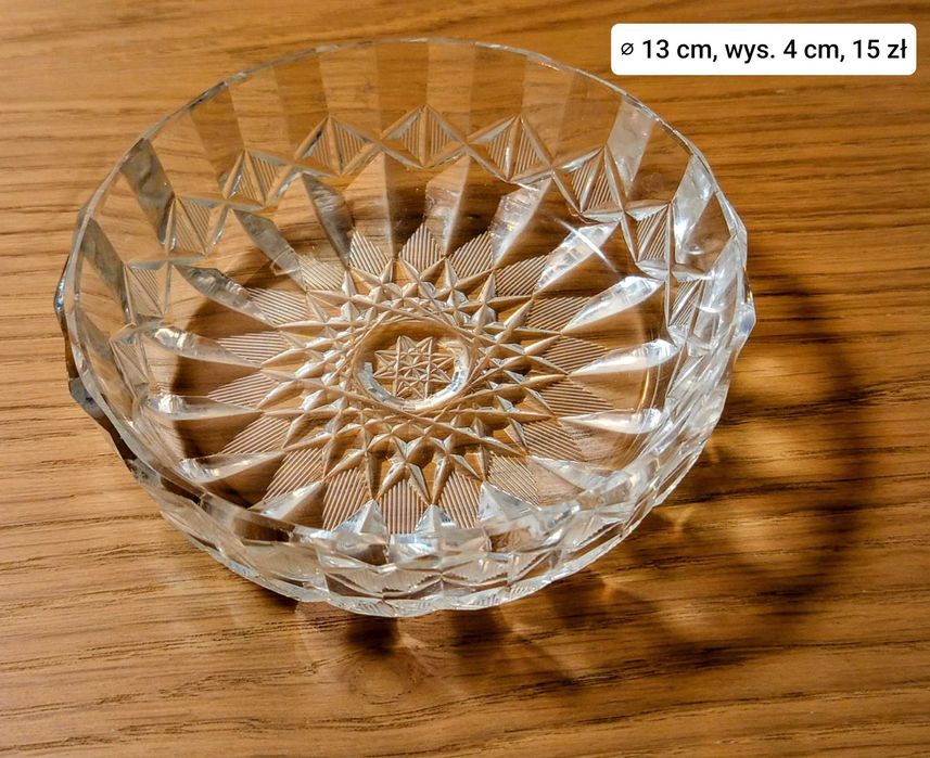 Kryształowa miseczka retro PRL