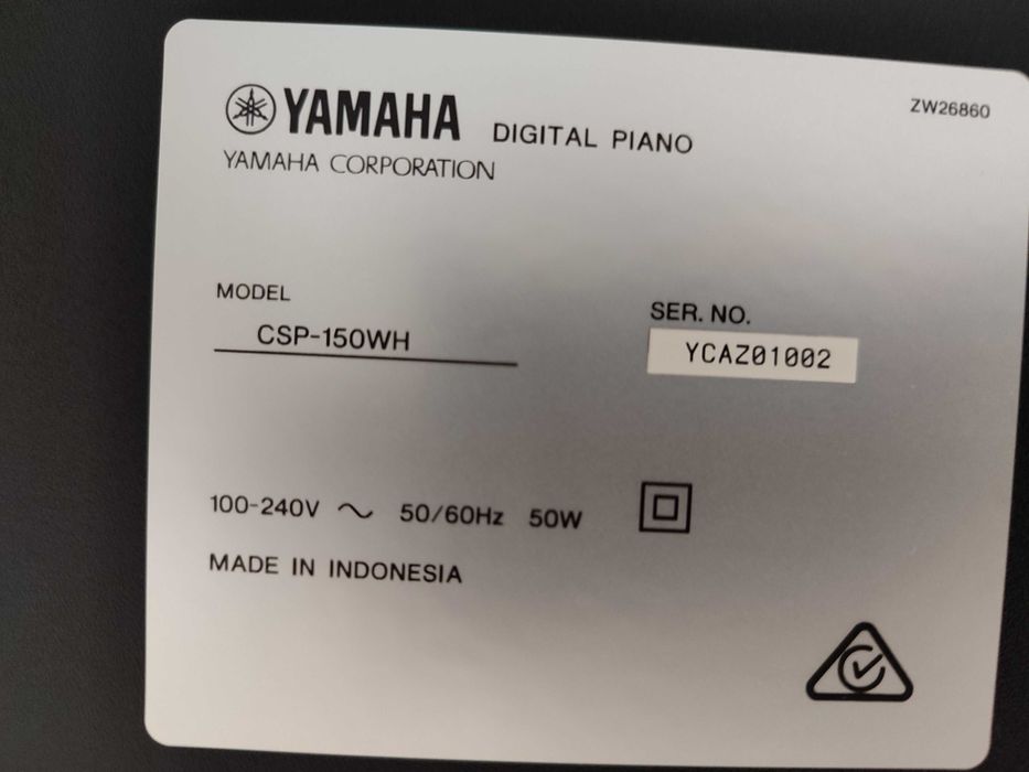 Цифрове піаніно Yamaha CSP-150 White