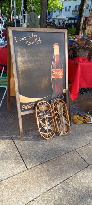 Objetos antigos em madeira coleção