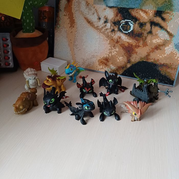 Багато драконів з мультфильму