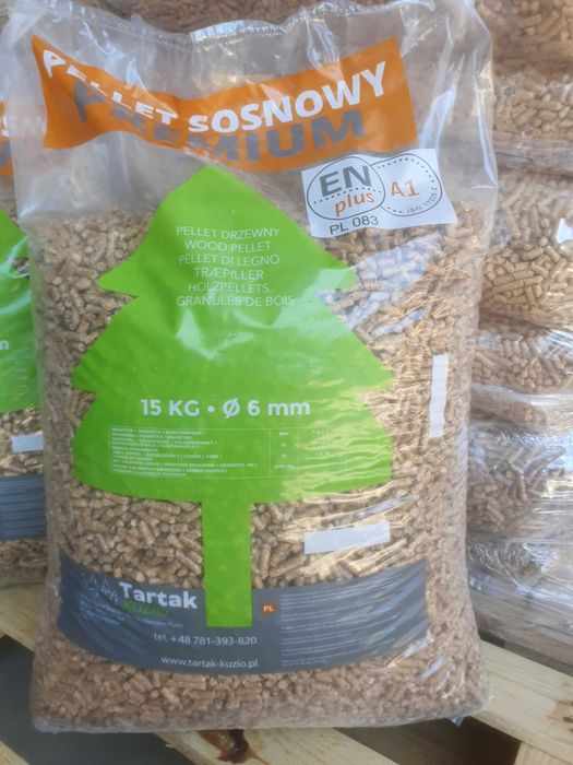 Pellet drzewny Bio-Pellet Kuzio Drewnoland Olczyk BSH 6mm certyfikat