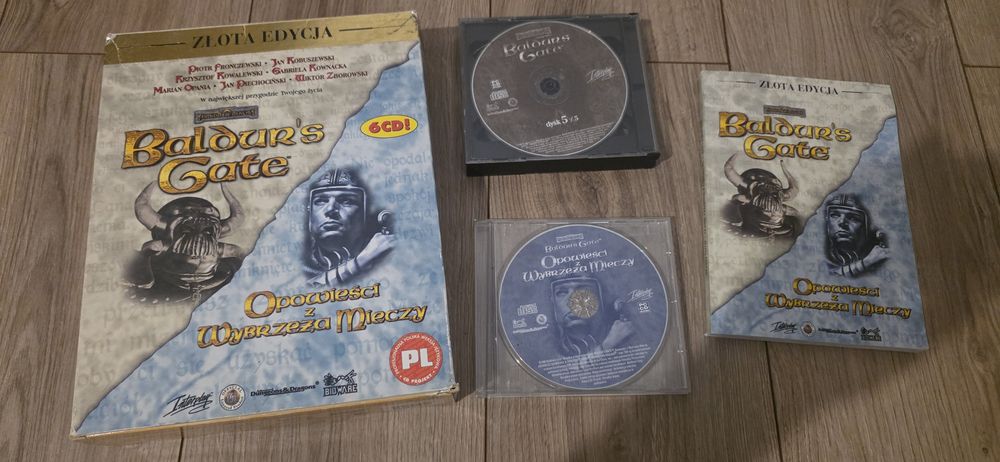 Baldur's Gate Złota Edycja big box PL