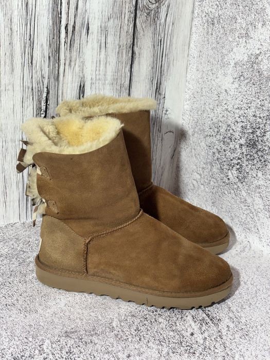 Женские Ботинки UGG Australia Bailey Bow Chestnut Оригинал
