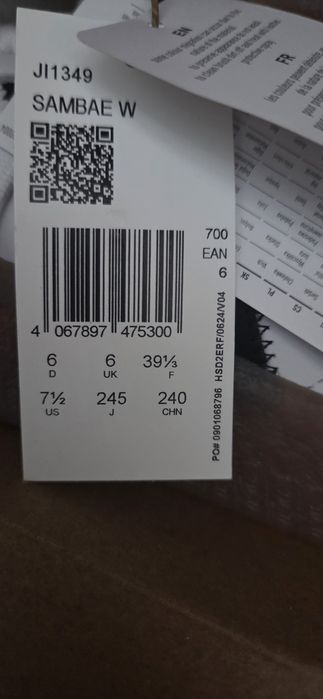 Buty samba rozm.39 i 1/3