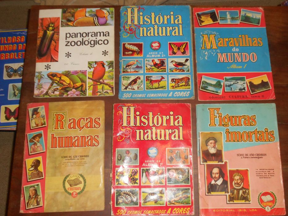 Diversas cadernetas cromos muito antigas - 10 diferentes