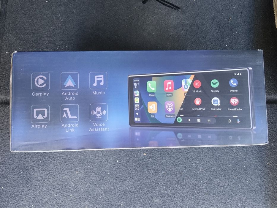 Android auto, car Play z kamerą cofania i frontową