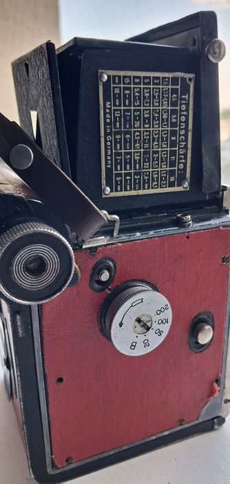 Рідкісний довоєнний фотоапарат Pilot Super KW (Червоний / Red)