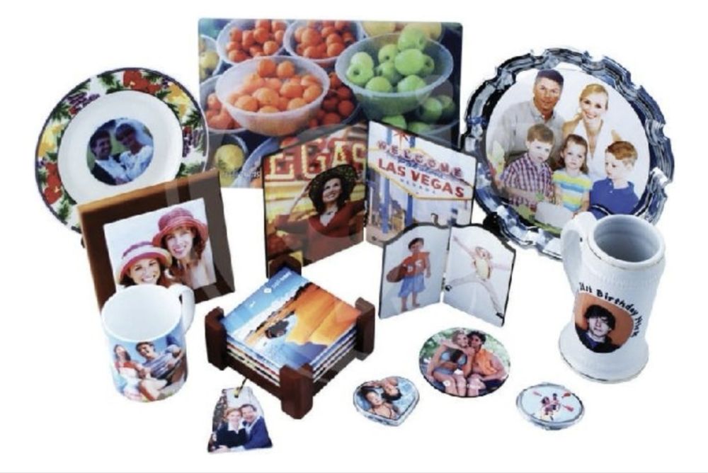 Folhas A4 impressas para sublimaçao