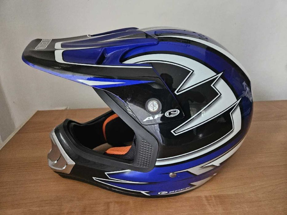 Kask cross/enduro Madhead AFR XL 61 cm + pudełko | Stan bardzo dobry