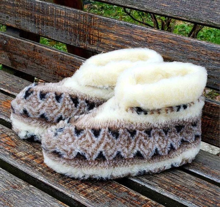 Чуні низькі із овчини капці тапочки валянки гурт опт, чуни мужские