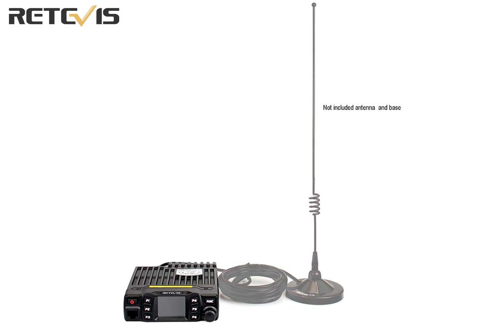Rádio móvel Retévis RT95 banda Dupla VHF UHF 25 wats