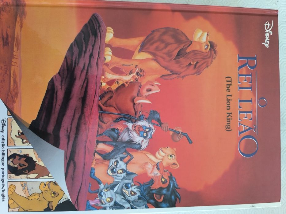 Livros com histórias infantis em inglês/português