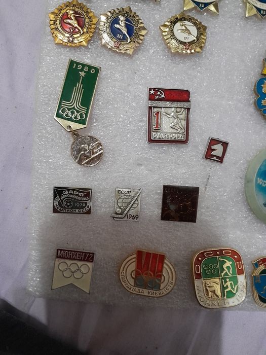 Значки СССР спорт