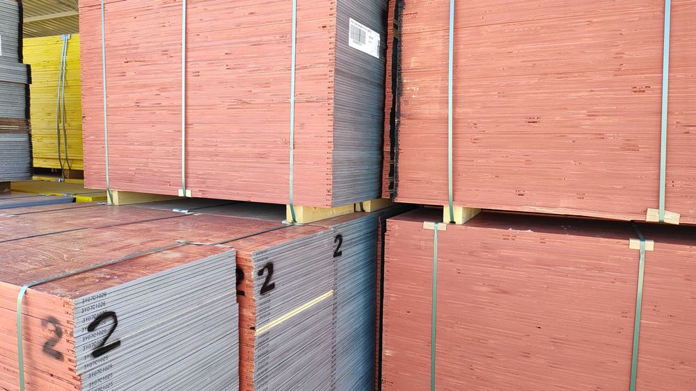 Blaty trójwarstwowe 250 x 50 II klasa nowe strop szalunki sklejka