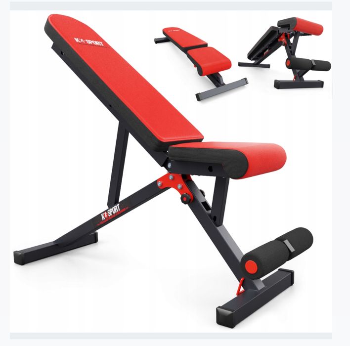 ŁAWKA ŁAWECZKA treningowa do ćwiczeń regulowana 7 stopniowa SKŁADANA