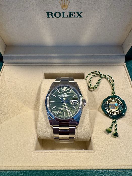 Zegarek Rolex Datejust 36 Palm motif Discontinued
