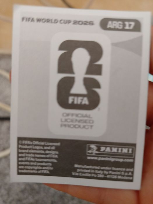 Lionel Messi Copa 2026 Panini original