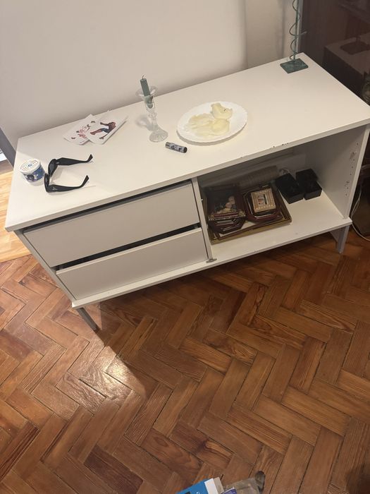Móvel de TV IKEA Tobo branco