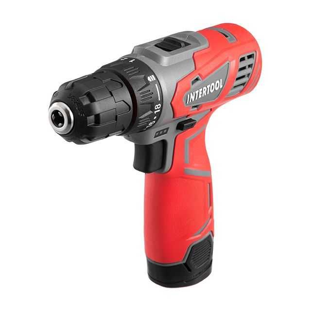Дриль-шурупокрут акумуляторний INTERTOOL DT-0310