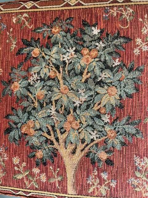 Tapeçaria- Placa de parede em tapeçaria Jacquard, tecida com uma textura fina