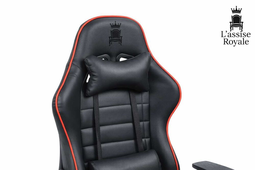 Fotel Gamingowy Obrotowy Regulowany Ergonomiczny Krzesło Gracza