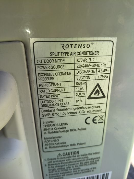 Klimatyzator rotenso