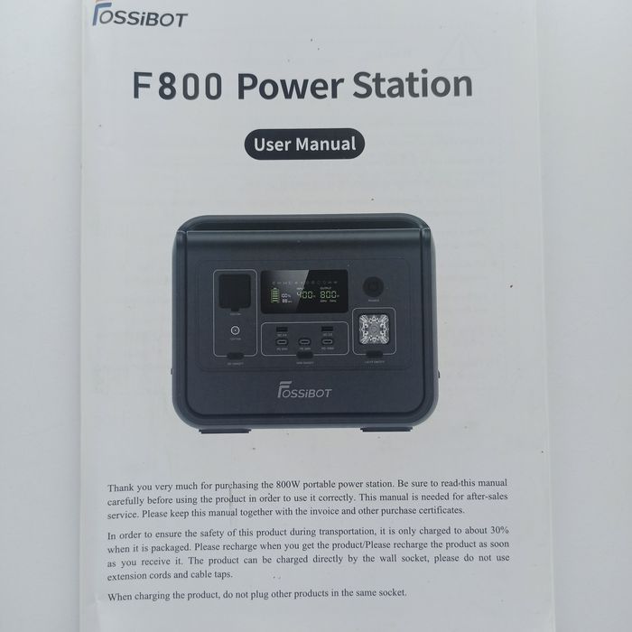 Fosibot 800 stacja zasilania.