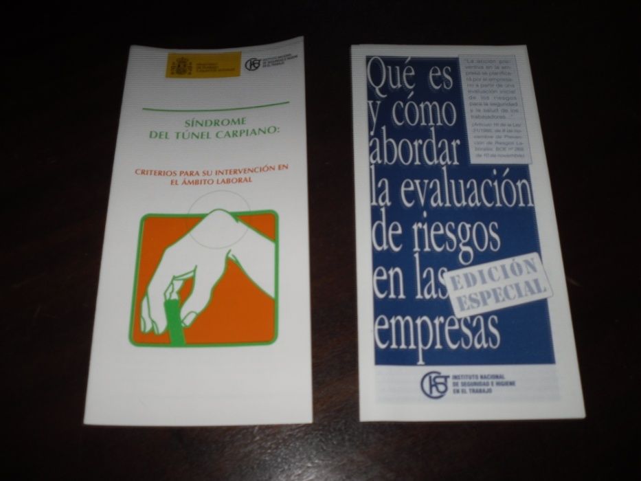 Panfletos de Higiene e segurança no Trabalho
