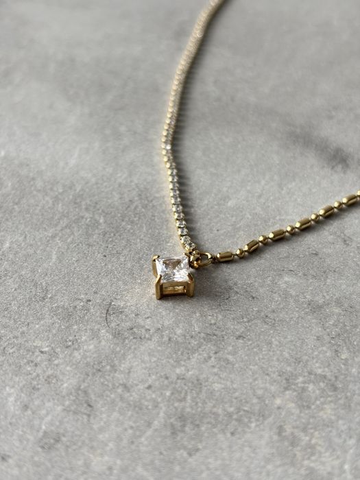 Elegancki naszyjnik Cyrkonia bling Hot