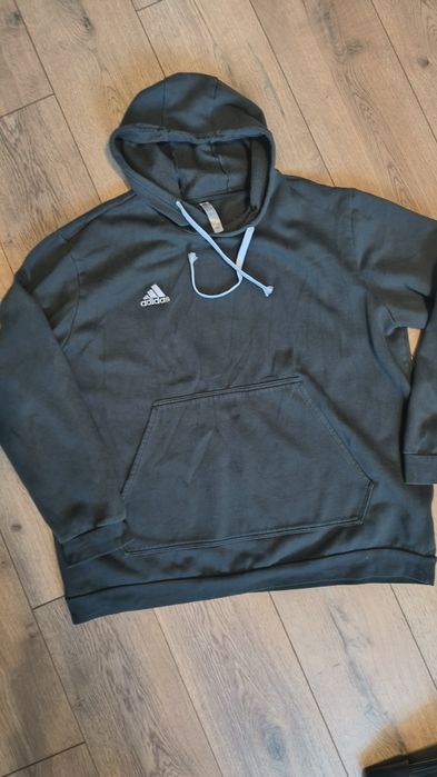 Czarna bluza z kapturem adidas 2xl  unisex