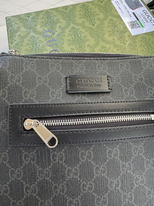 Чоловіча мужская сумка барсетка через плече Гуччи Gucci
