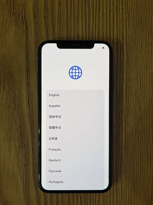 iphone X 64GB cinzento