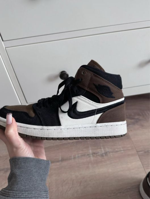 Buty damskie nike air jordan olive wysokie