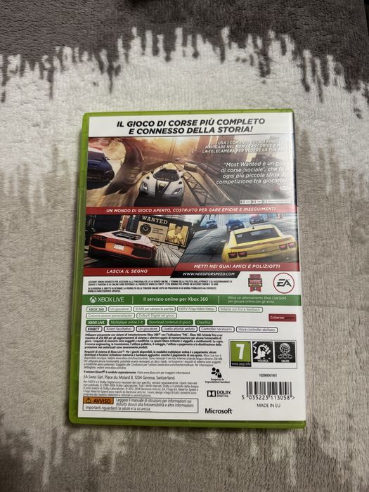 NFS Most Wanted Xbox 360