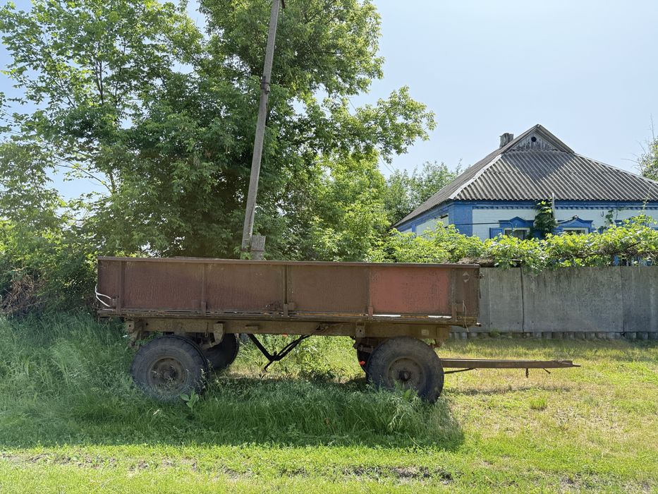 Трактор ЮМЗ-6, 76 року, прицеп 2птс4, плуг, культіватор