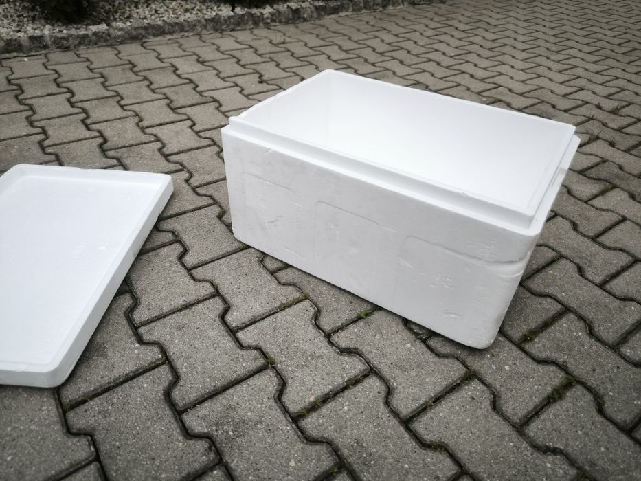 Styrobox 60x40x30 box styropian suchy lód transport przewóz zwierząt