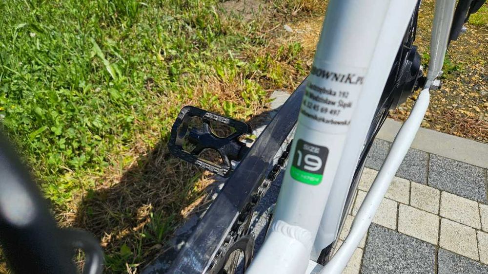 Elektryczny Rower Damski Majdller AMPERA E-bike 7-b 28" Biały - używany- elektryk