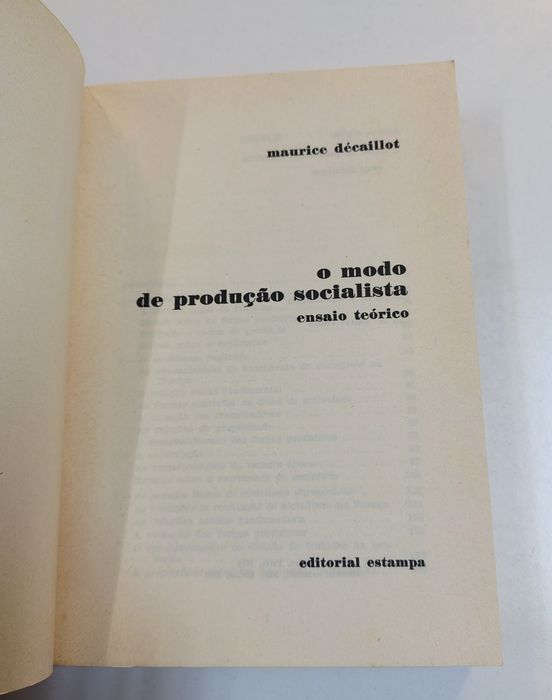 O modo de produção Socialista, de Maurice Decaillot