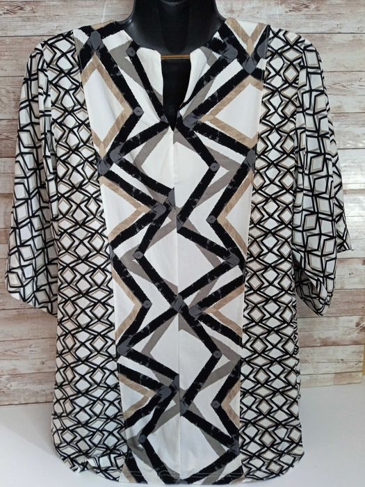 Геометрическая блуза с ромбами NEXT Размер M - L
