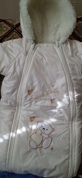 Зимовий конверт на виписку для немовлят