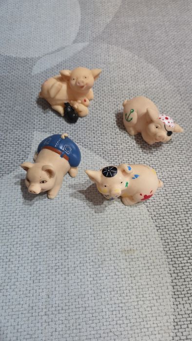 Vintage Rubber Piggy Banks