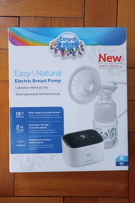 Laktator elektryczny Easy&Natural, Canpol, dwufazowy