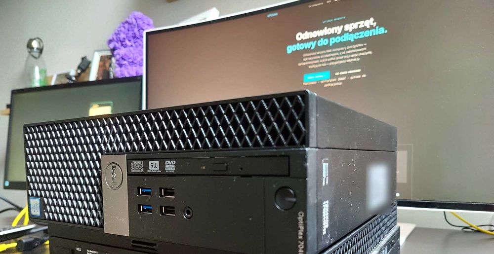 Dell OptiPlex 7040 SFF i5 16GB RAM 256GB SSD M.2 DVD – wyczyszczony