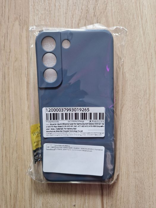 Etui silikonowe Samsung s22 kolor space gray