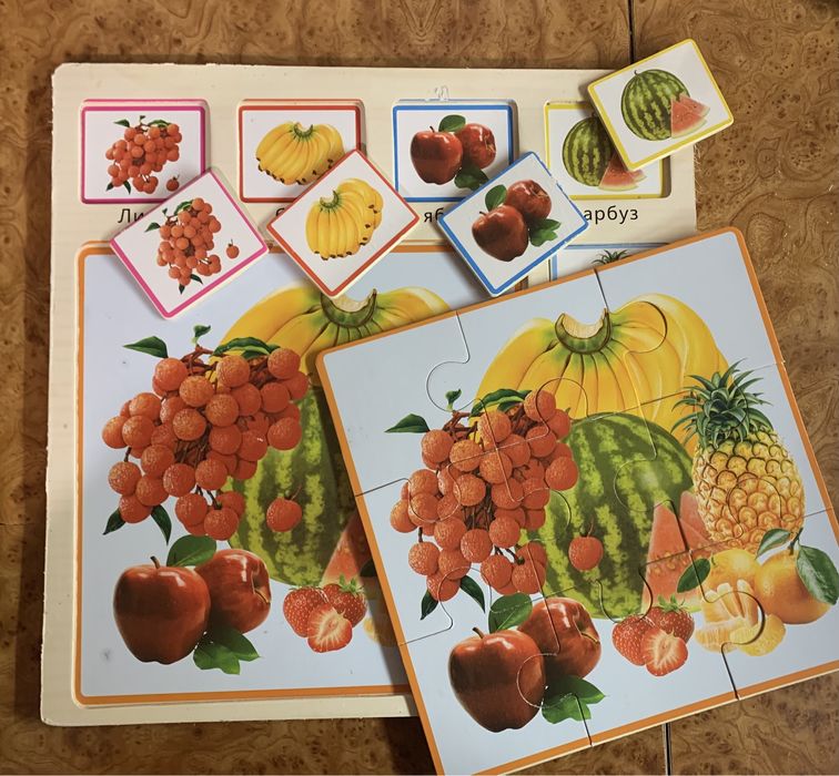 Дитячий деревʼяний пазл