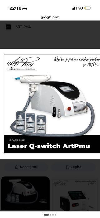 Laser do usuwania makijażu permanentnego i tatuażu oraz przebarwień