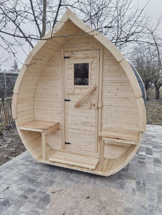Sauna ogrodowa 3x2m