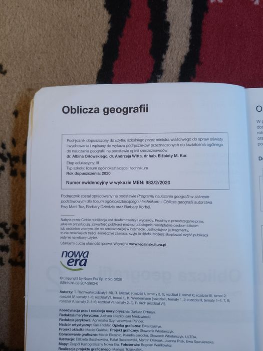Oblicza geografii kl 2 podręcznik